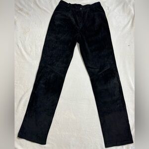 Danier Suede Pants in Black